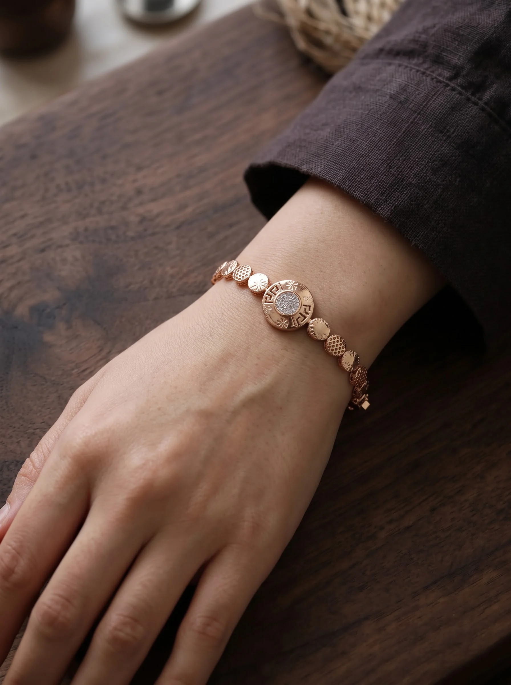 Premium Rose Gold Plated Bracelet