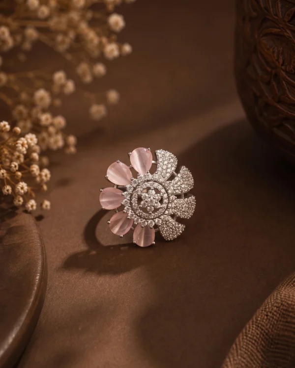 Silver Statement Party Wear Ring
