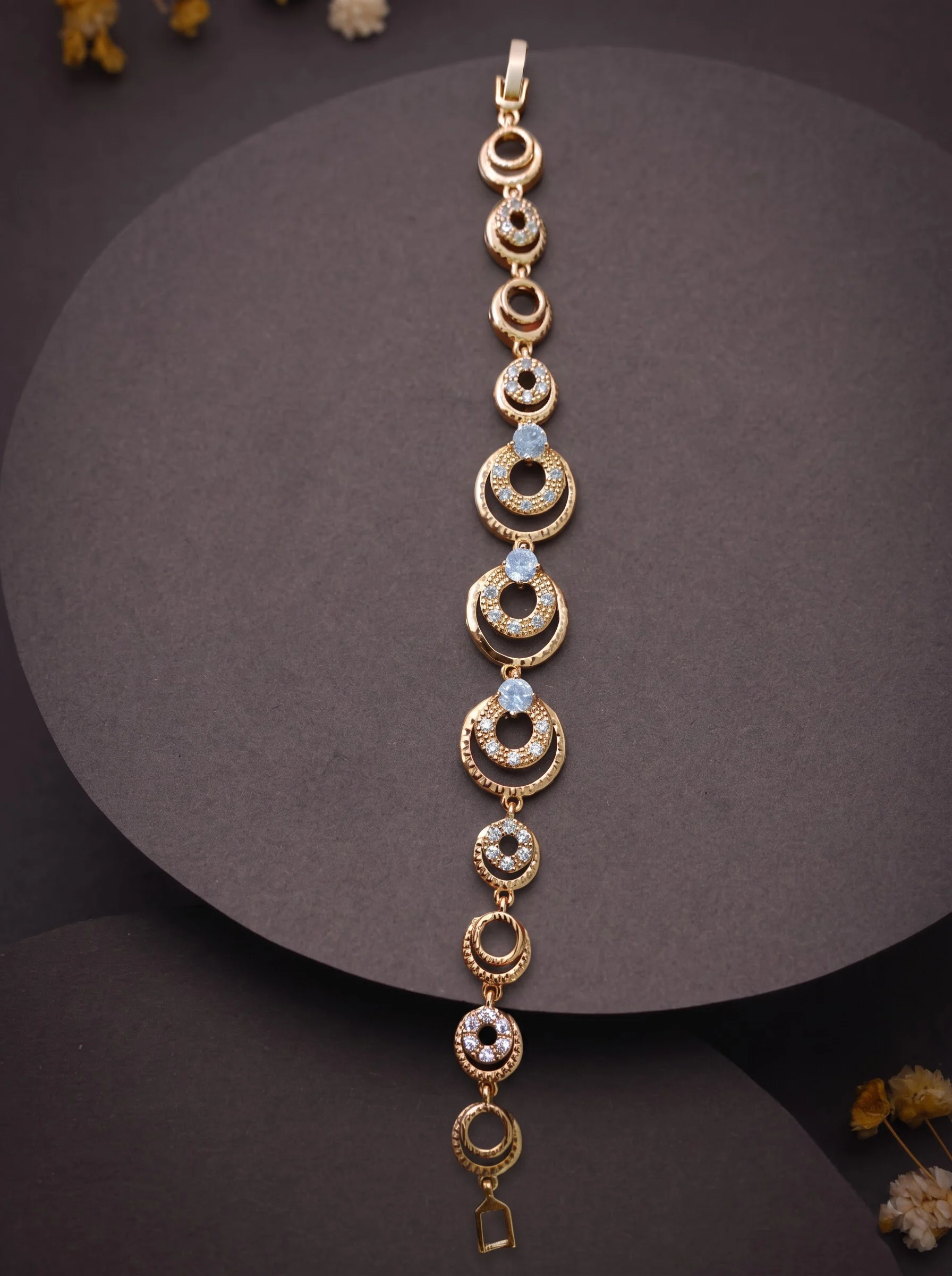 American Diamond Circular Bracelet