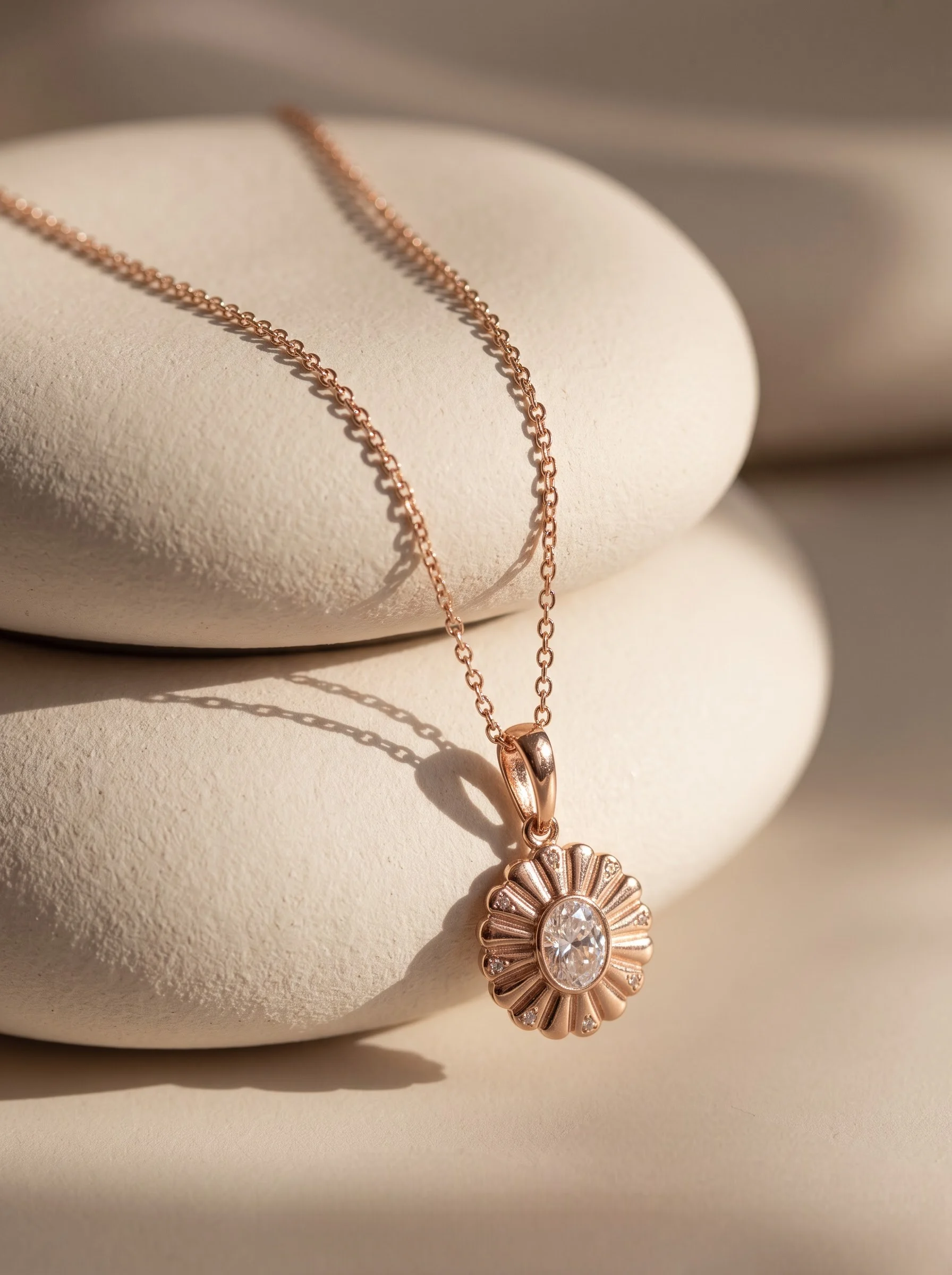 Rose Gold chian Pendant - Image 2