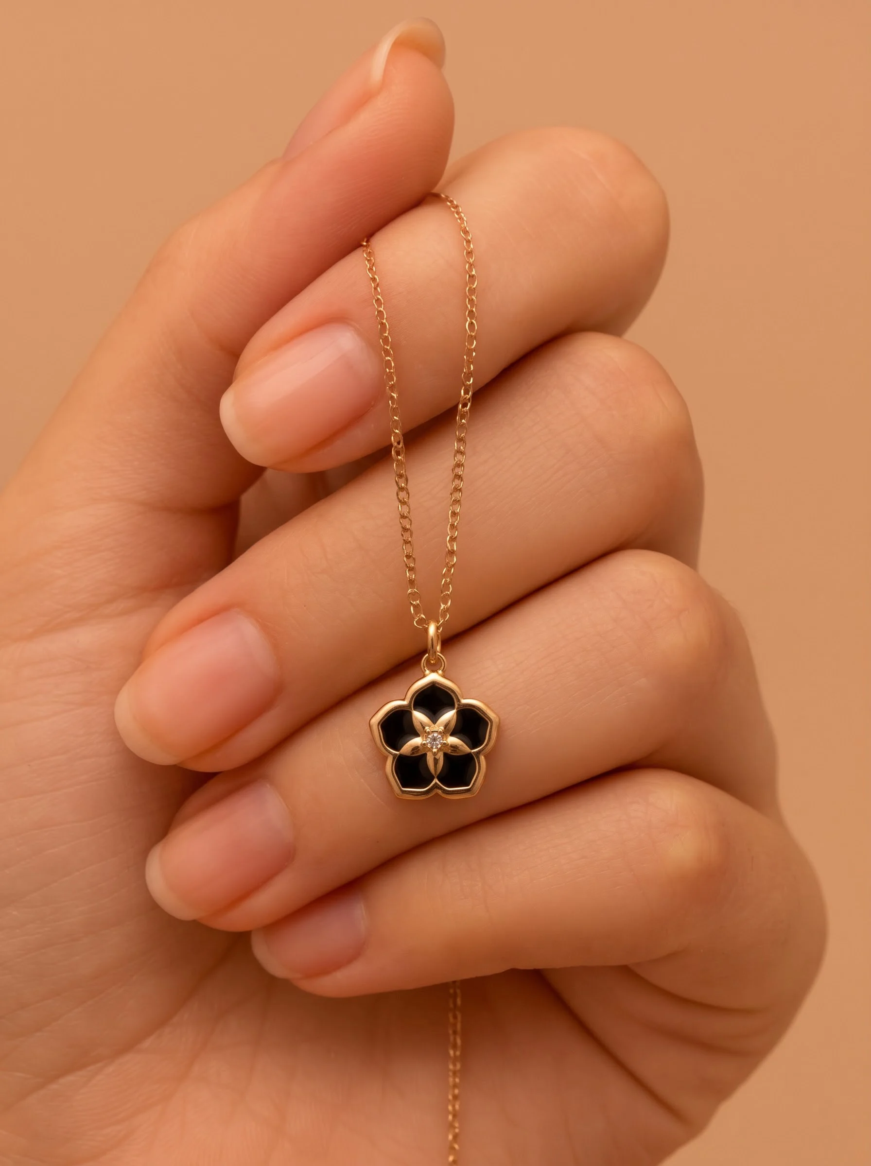 Small Flower chian Pendant - Image 3