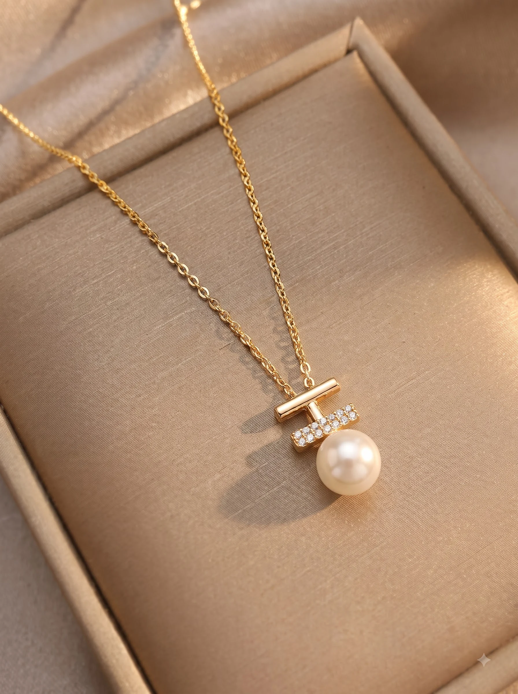 Stylish Pearl Chain Pentant