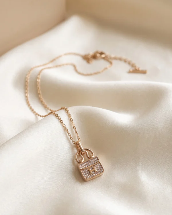 Rose Gold Handbag Chian Pendant