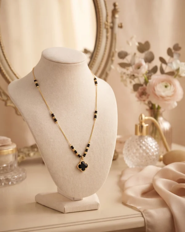 Black Clover Gold Necklace