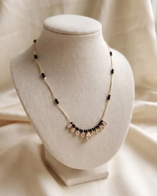 Gold Multi Crystal Necklace