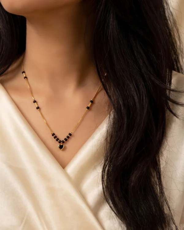 Heart Charm Gold Necklace