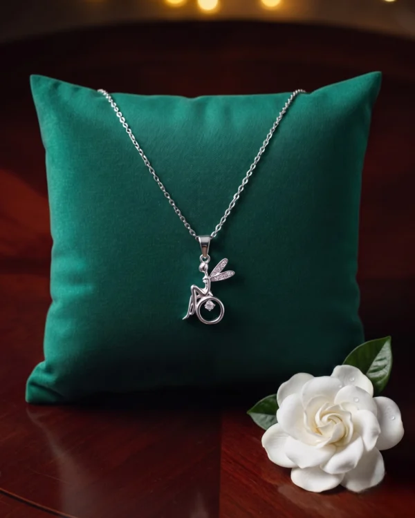 Silver Fairy Charm Chian Pendant