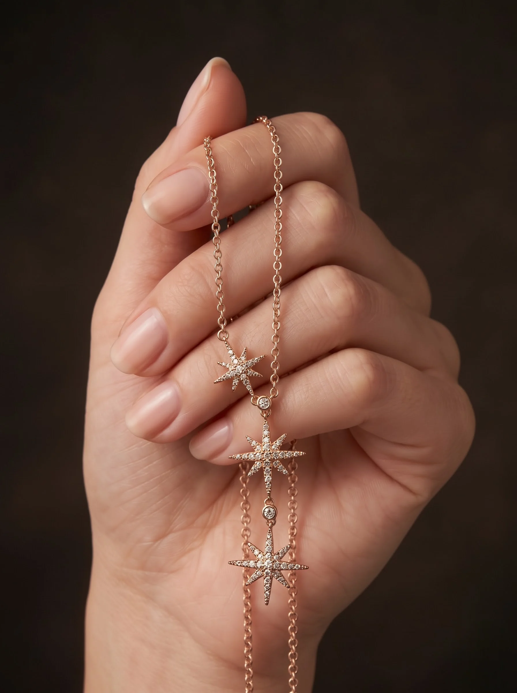 Gold Star Pendant Chain - Image 2