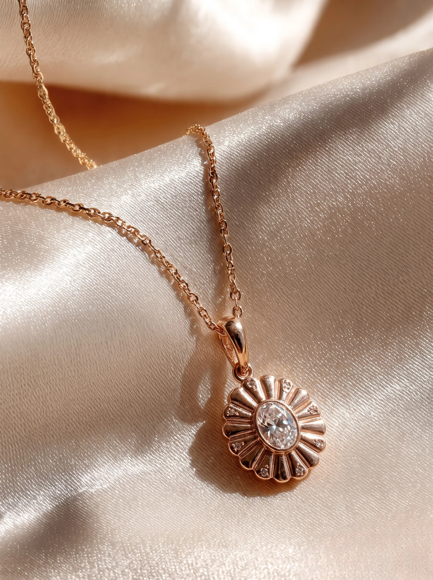 Rose Gold chian Pendant