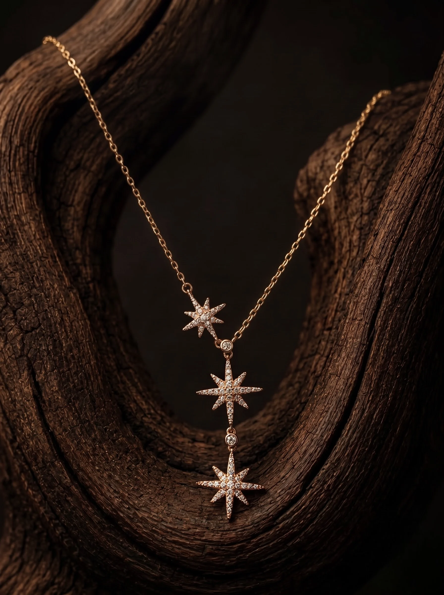 Gold Star Pendant Chain