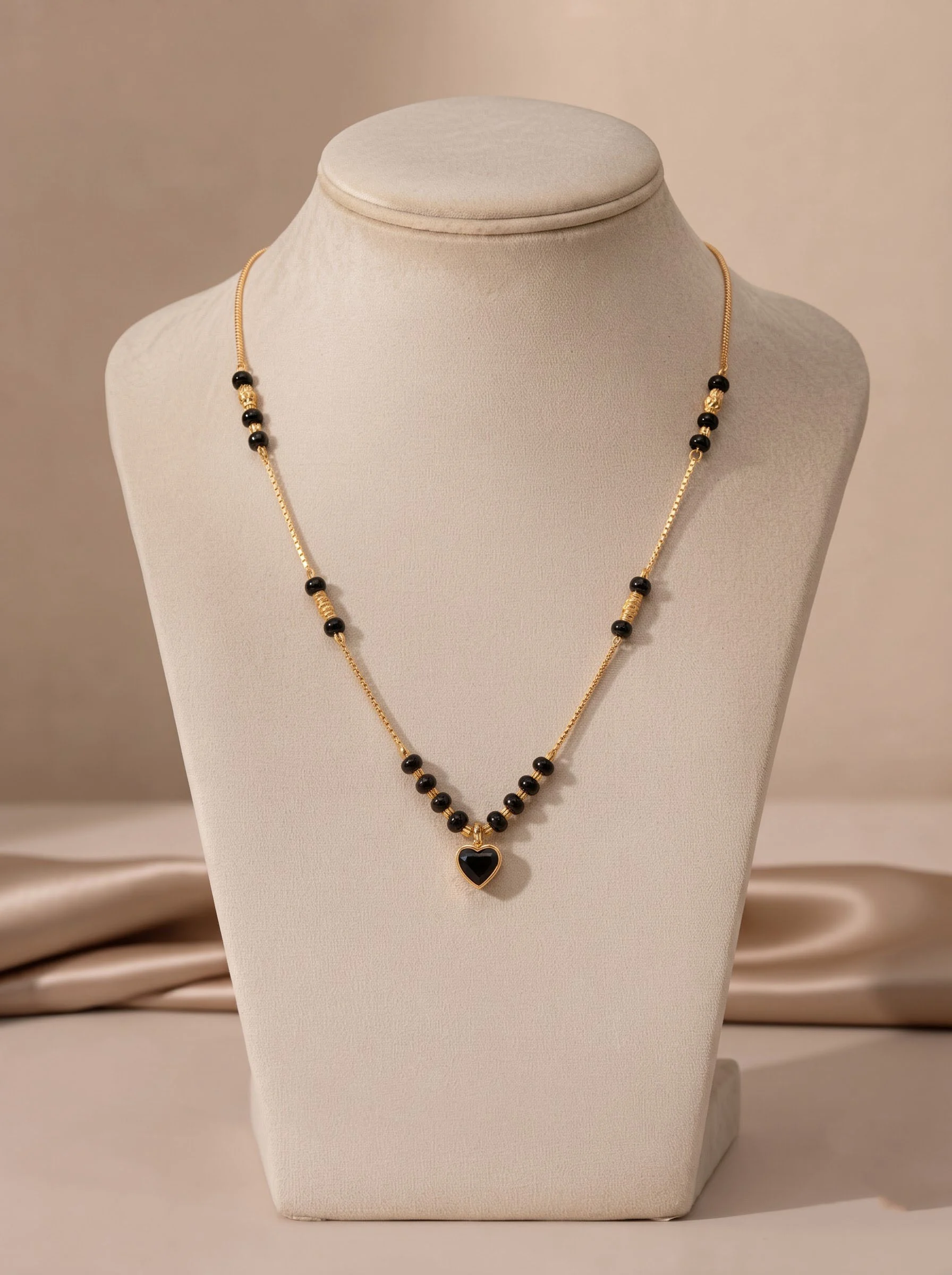 Heart Charm Gold Necklace - Image 5